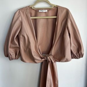 NWOT Amanda Uprichard Wrap Top
